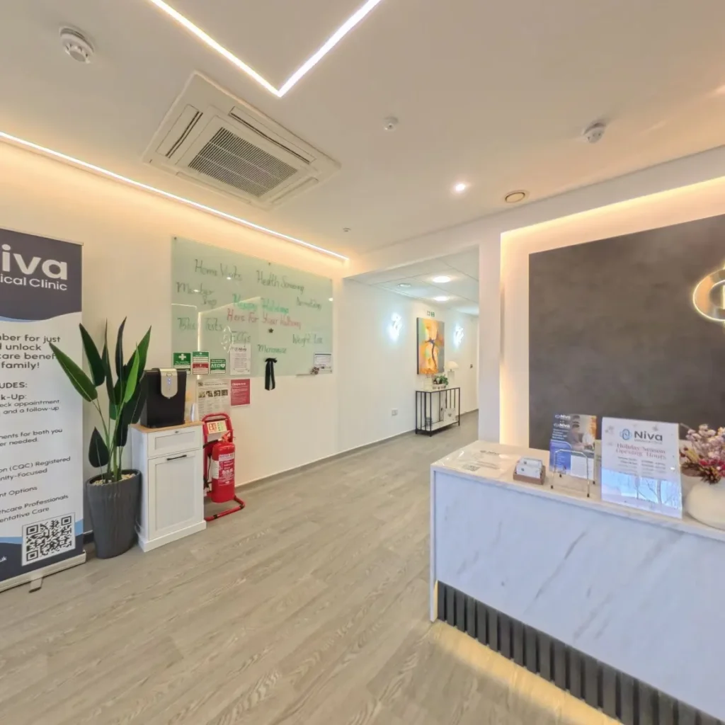 Reception from the corridor